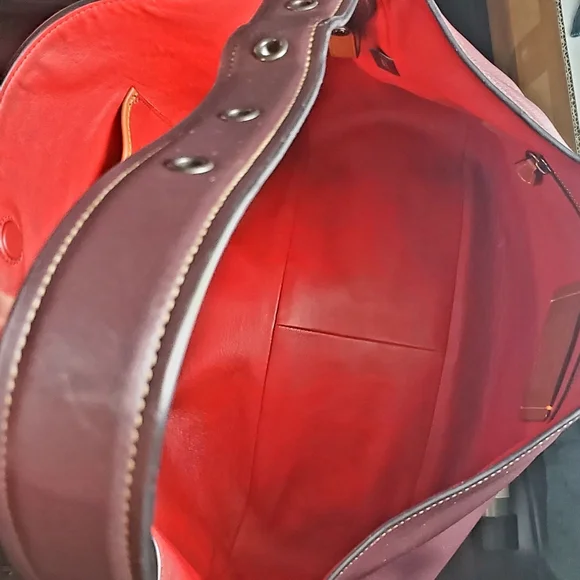 Coach 1941 Bedford Large Hobo Oxblood Bag - Picture 4 of 16